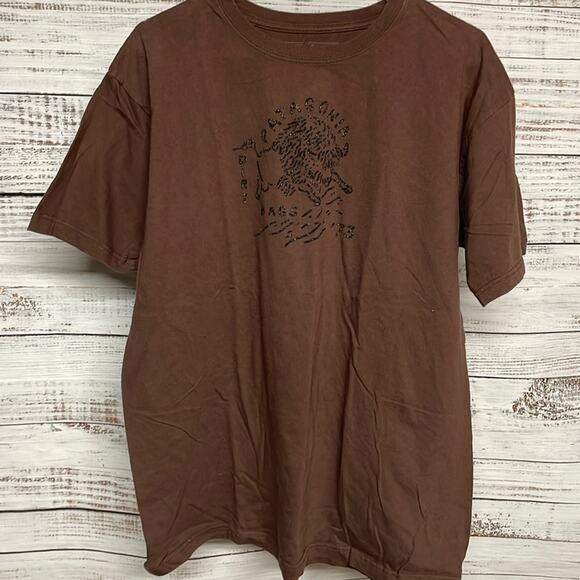 Men's Patagonia Buffalo Dirt Bags '73 Tee Brown XL - Picture 1 of 4